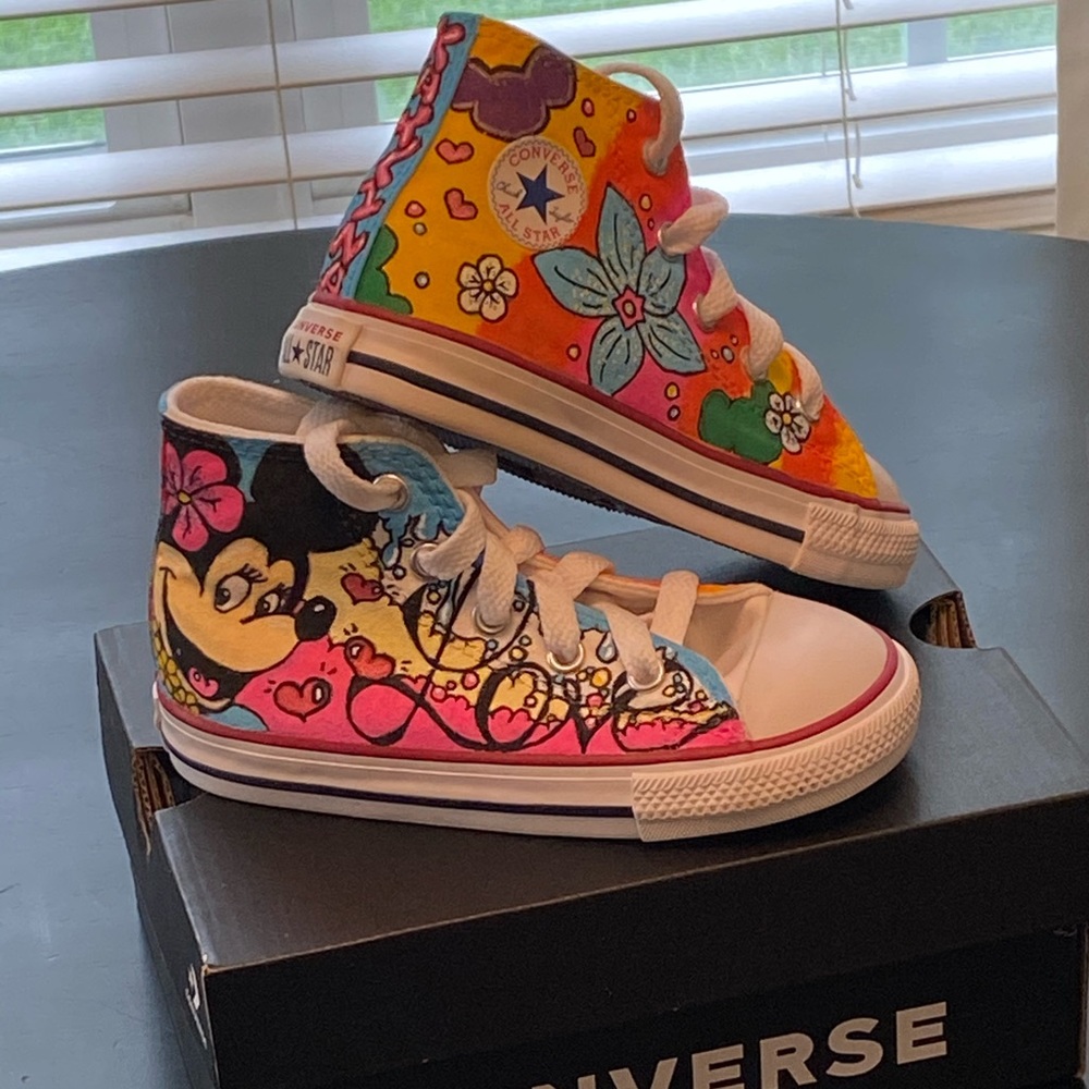 Custom converse sneakers